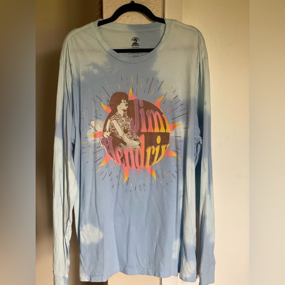 2XL Official Jimi Hendrix Long Sleeve Graphic Tee - Picture 1 of 2
